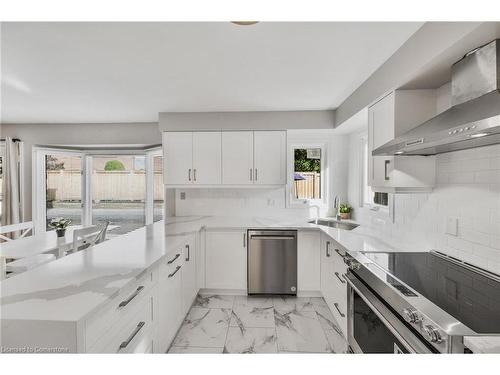 245 Stadacona Avenue, Ancaster, ON - Indoor Photo Showing Kitchen With Upgraded Kitchen