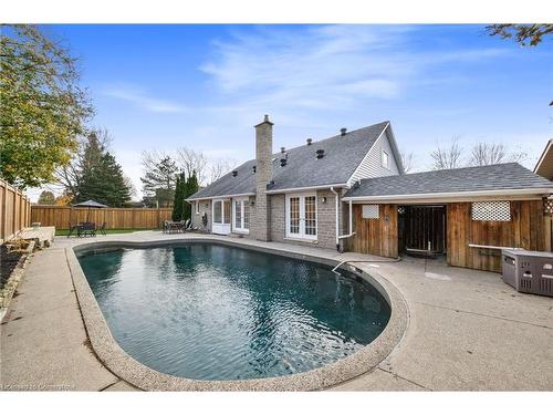 245 Stadacona Avenue, Ancaster, ON - Outdoor With In Ground Pool