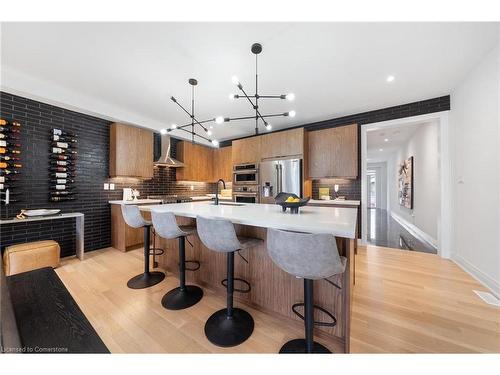 72 Melbourne Street, Hamilton, ON - Indoor Photo Showing Kitchen With Stainless Steel Kitchen With Upgraded Kitchen