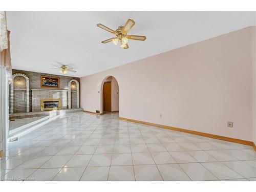 112 Ravenbury Drive, Hamilton, ON - Indoor Photo Showing Other Room With Fireplace