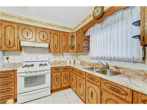 112 Ravenbury Drive, Hamilton, ON - Indoor Photo Showing Kitchen With Double Sink