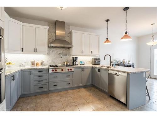 19 Hazelton Avenue, Hamilton, ON - Indoor Photo Showing Kitchen With Upgraded Kitchen