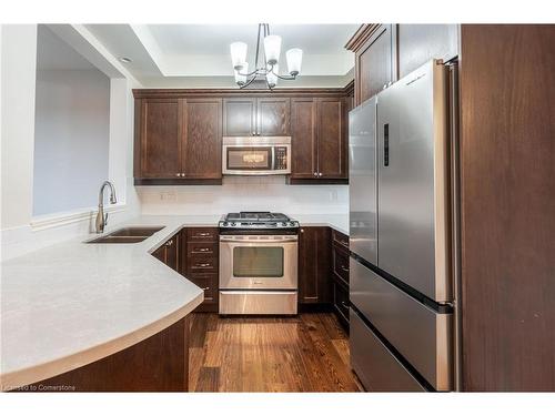 52 Browview Drive, Hamilton, ON - Indoor Photo Showing Kitchen With Stainless Steel Kitchen With Double Sink