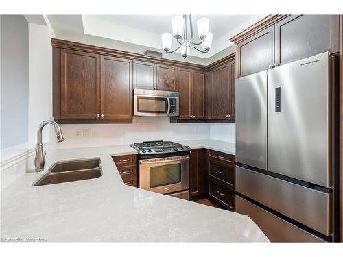 52 Browview Drive, Hamilton, ON - Indoor Photo Showing Kitchen With Stainless Steel Kitchen With Double Sink