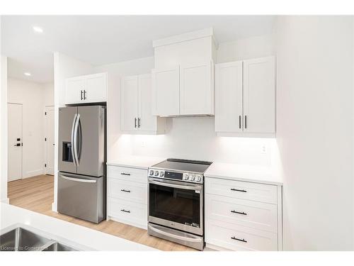 2Nd Floor-34 Crooks Street, Hamilton, ON - Indoor Photo Showing Kitchen With Stainless Steel Kitchen