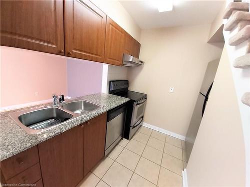 605-38 Stadium Road, Toronto, ON - Indoor Photo Showing Kitchen With Double Sink