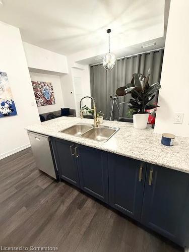 102-470 Dundas Street E, Waterdown, ON - Indoor Photo Showing Kitchen With Double Sink