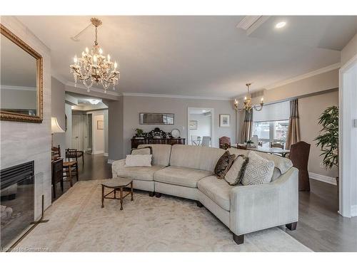 311-430 Pearl Street, Burlington, ON - Indoor Photo Showing Living Room With Fireplace