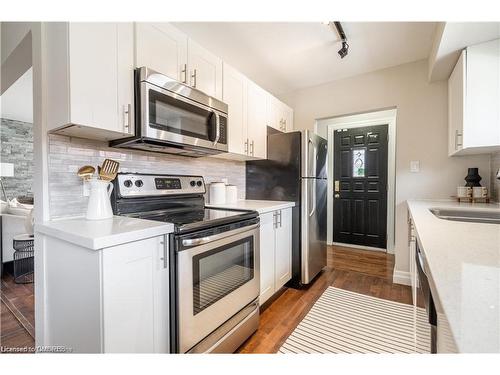 Upper-34 Briarwood Crescent, Hamilton, ON - Indoor Photo Showing Kitchen With Stainless Steel Kitchen