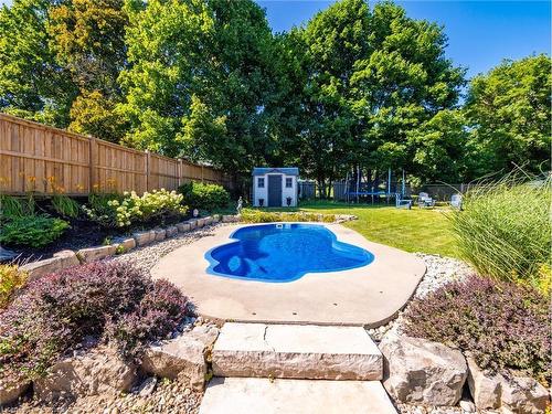 37 Maple Avenue, Flamborough, ON - Outdoor With In Ground Pool With Backyard