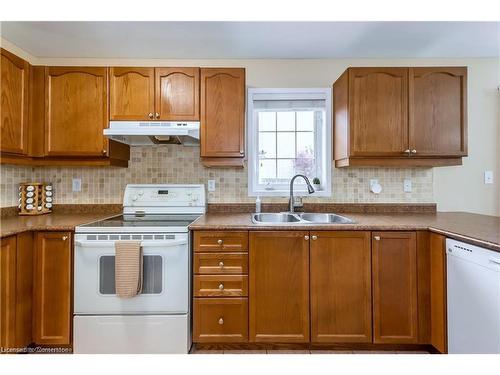 2391 Curtis Road, Burlington, ON - Indoor Photo Showing Kitchen With Double Sink