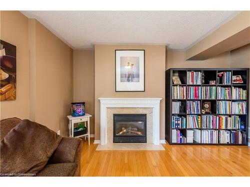 2391 Curtis Road, Burlington, ON - Indoor Photo Showing Living Room With Fireplace