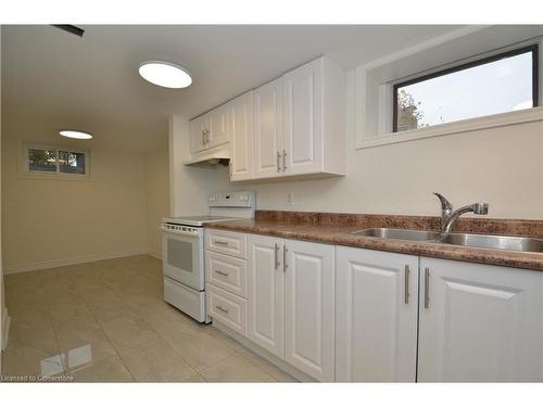 B-880 Upper Sherman Avenue, Hamilton, ON - Indoor Photo Showing Kitchen With Double Sink