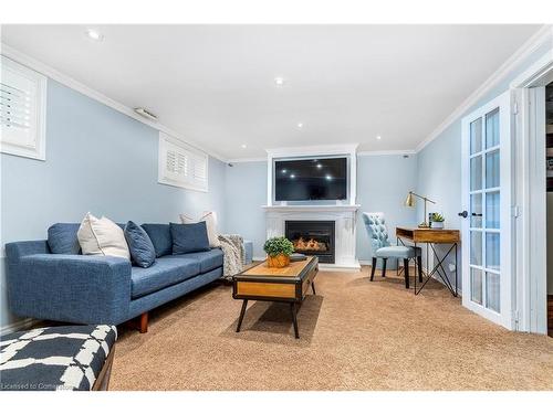 120 Pusey Boulevard, Brantford, ON - Indoor Photo Showing Living Room With Fireplace