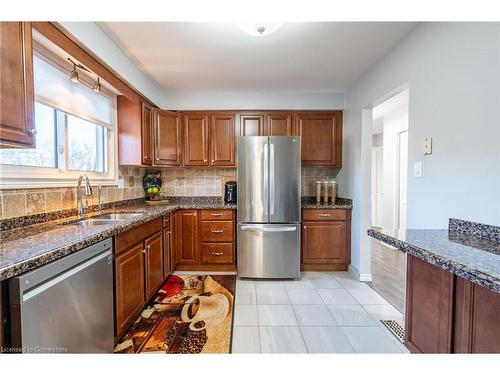 3395 Tisdale Road, Mount Hope, ON - Indoor Photo Showing Kitchen With Stainless Steel Kitchen With Double Sink