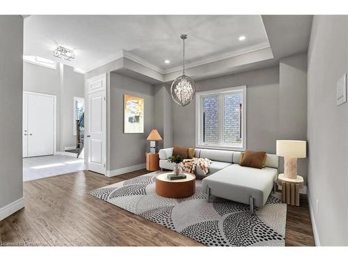 15 Roselawn Avenue, Ancaster, ON - Indoor Photo Showing Living Room