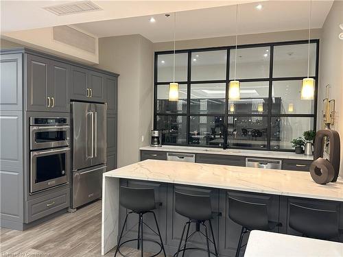 329-1 Redfern Avenue, Hamilton, ON - Indoor Photo Showing Kitchen With Stainless Steel Kitchen With Upgraded Kitchen