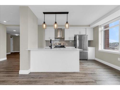 329-1 Redfern Avenue, Hamilton, ON - Indoor Photo Showing Kitchen With Stainless Steel Kitchen With Upgraded Kitchen