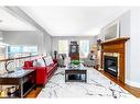 129 Parkview Drive, Ancaster, ON  - Indoor Photo Showing Living Room With Fireplace 