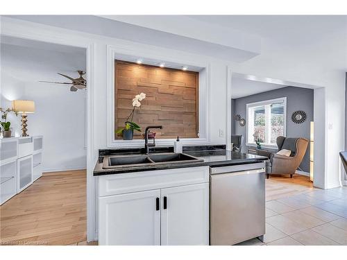 250 Fall Fair Way, Hamilton, ON - Indoor Photo Showing Kitchen With Double Sink