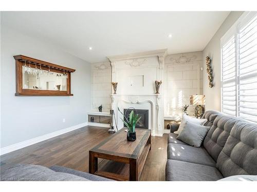 8 Cesar Place, Ancaster, ON - Indoor Photo Showing Living Room With Fireplace