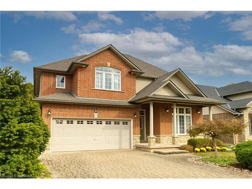 24 Jeanette Avenue, Grimsby, ON - Outdoor With Deck Patio Veranda With Facade