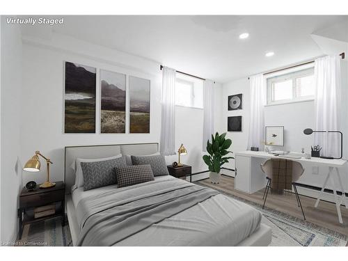 Lower-191 West 2Nd Street, Hamilton, ON - Indoor Photo Showing Bedroom