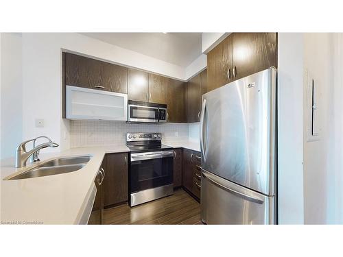 702-20 Gothic Avenue, Toronto, ON - Indoor Photo Showing Kitchen With Stainless Steel Kitchen With Double Sink