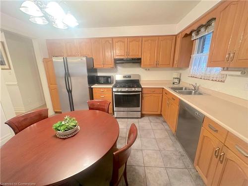 151 Homeside Avenue, Hamilton, ON - Indoor Photo Showing Kitchen With Double Sink