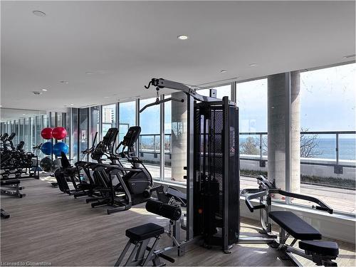 210-370 Martha Street, Burlington, ON - Indoor Photo Showing Gym Room