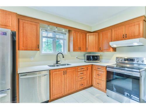 214 Silverbirch Boulevard, Mount Hope, ON - Indoor Photo Showing Kitchen With Double Sink