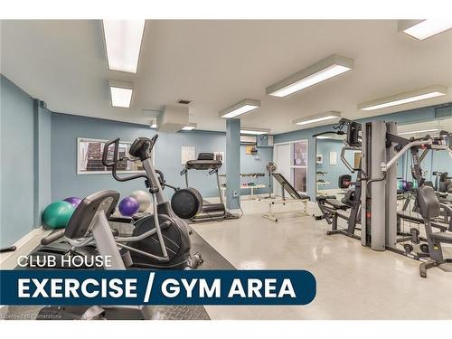 214 Silverbirch Boulevard, Mount Hope, ON - Indoor Photo Showing Gym Room