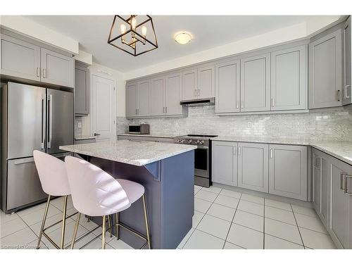 3334 Erasmum Street, Oakville, ON - Indoor Photo Showing Kitchen With Stainless Steel Kitchen With Upgraded Kitchen