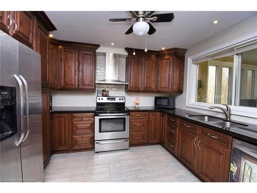 888 Mckenzie Road, Oneida, ON - Indoor Photo Showing Kitchen With Double Sink