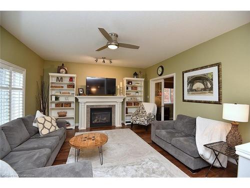 3 Downing Street, Binbrook, ON - Indoor Photo Showing Living Room With Fireplace