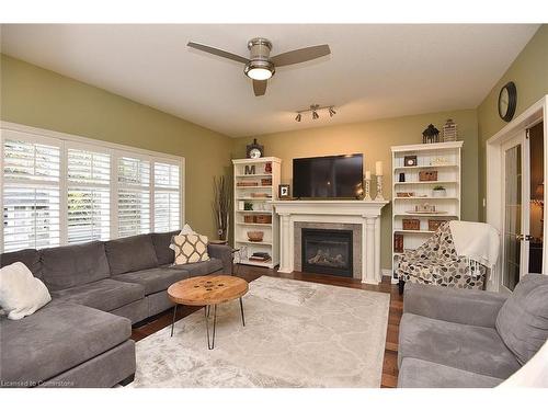 3 Downing Street, Binbrook, ON - Indoor Photo Showing Living Room With Fireplace