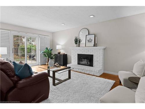 2068 Pipers Court, Burlington, ON - Indoor Photo Showing Living Room With Fireplace