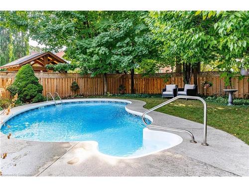 2068 Pipers Court, Burlington, ON - Outdoor With In Ground Pool With Backyard