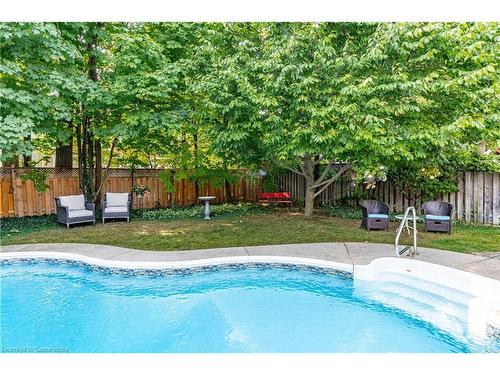 2068 Pipers Court, Burlington, ON - Outdoor With In Ground Pool With Backyard