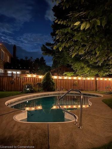 2068 Pipers Court, Burlington, ON - Outdoor With In Ground Pool