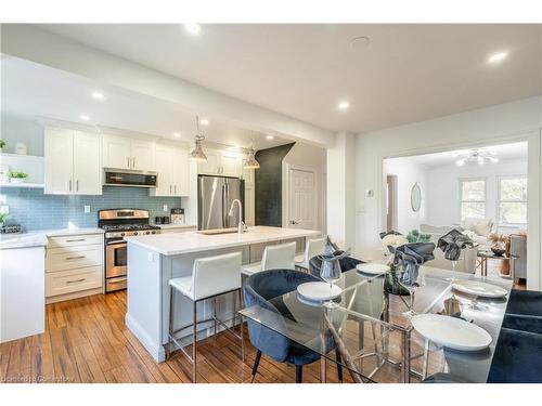 159 Cope Street, Hamilton, ON - Indoor Photo Showing Kitchen With Stainless Steel Kitchen With Upgraded Kitchen