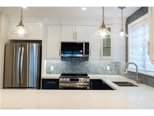 A-16 Jay Street, Hamilton, ON - Indoor Photo Showing Kitchen With Double Sink With Upgraded Kitchen