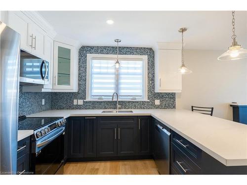 A-16 Jay Street, Hamilton, ON - Indoor Photo Showing Kitchen With Double Sink With Upgraded Kitchen