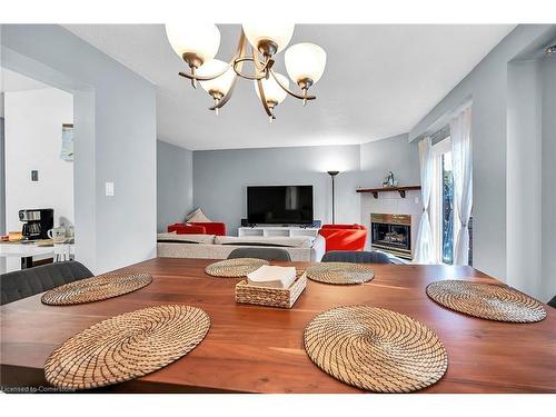 136 Essling Avenue, Hamilton, ON - Indoor Photo Showing Living Room With Fireplace