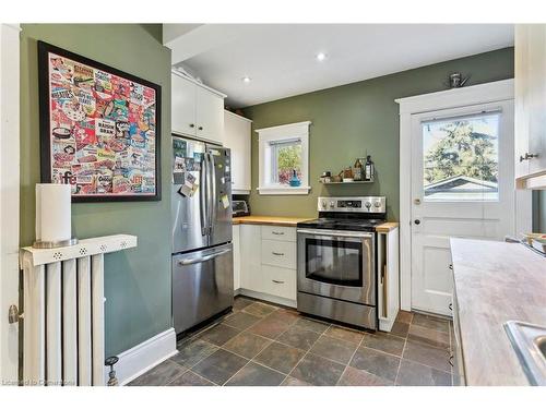 28 Hilda Avenue, Hamilton, ON - Indoor Photo Showing Kitchen With Stainless Steel Kitchen