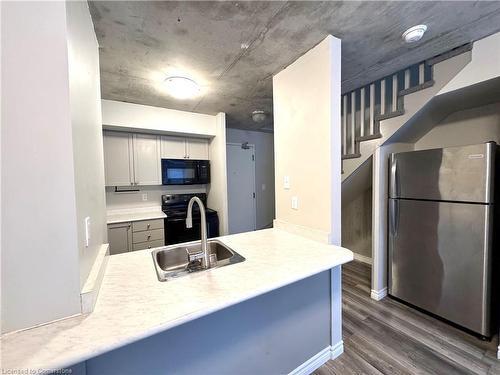 225-1029 King Street W, Toronto, ON - Indoor Photo Showing Kitchen With Double Sink