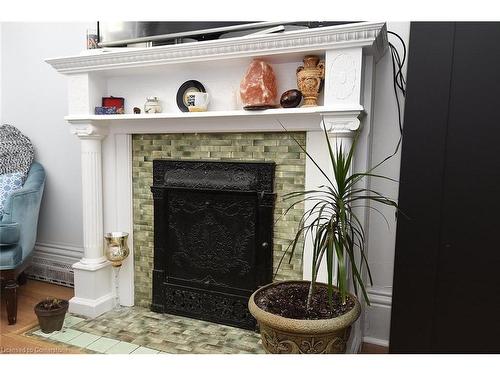 1-132 Caroline Street, Hamilton, ON - Indoor With Fireplace