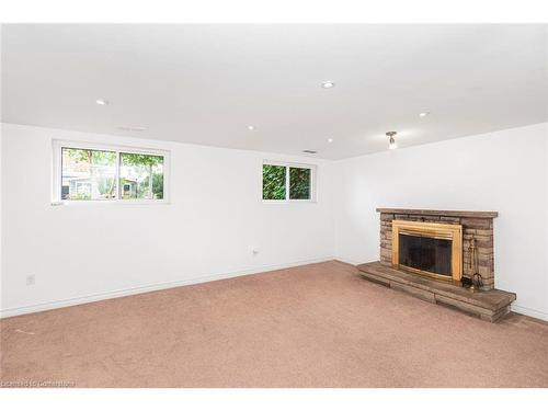 111 Buckingham Drive, Hamilton, ON - Indoor Photo Showing Other Room With Fireplace