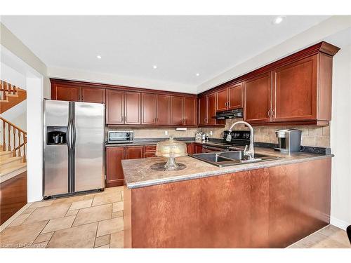 226 Tanglewood Drive, Binbrook, ON - Indoor Photo Showing Kitchen With Double Sink