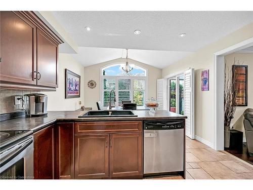 226 Tanglewood Drive, Binbrook, ON - Indoor Photo Showing Kitchen With Double Sink